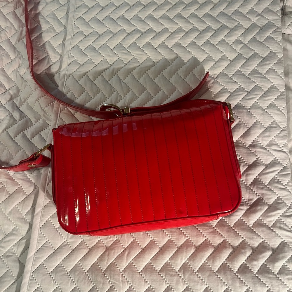 Ted Baker Red Patent Bag - Picture 10 of 14